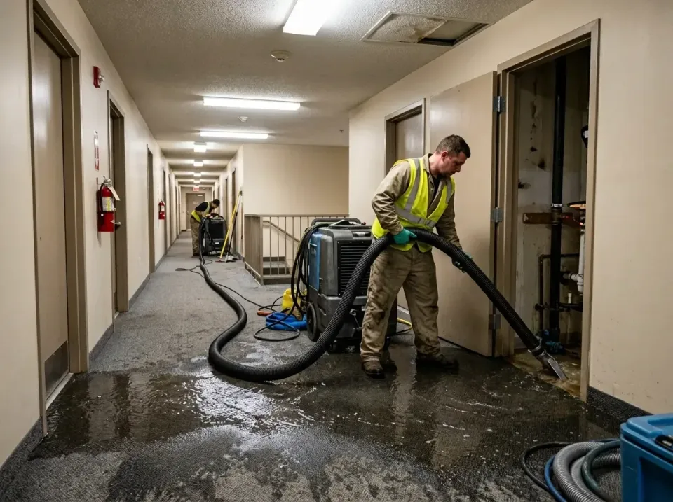 multi-unit-apartment-hallway-f-005 — frequently asked questions, Emergency Burst Pipe Water Extraction & Removal in Enid, OK